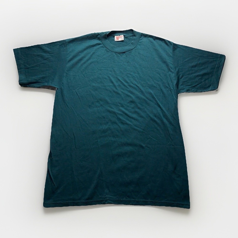Vintage Sunbelt Sportswear Men's T Shirt Green USA Made Classic Casual Preppy XL